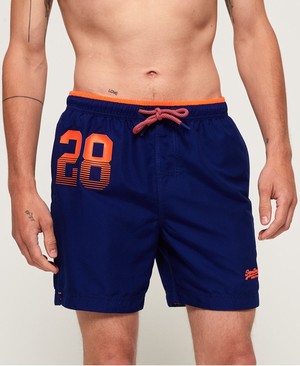 Superdry Water Polo Férfi Fürdőruha Kék | VPGQN7925